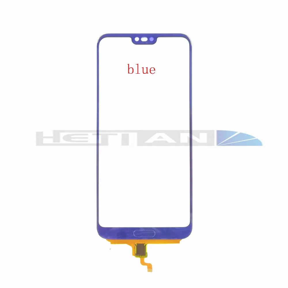 Сенсорный экран сенсорный дигитайзер стеклянный объектив для Huawei Honor 10 Передние