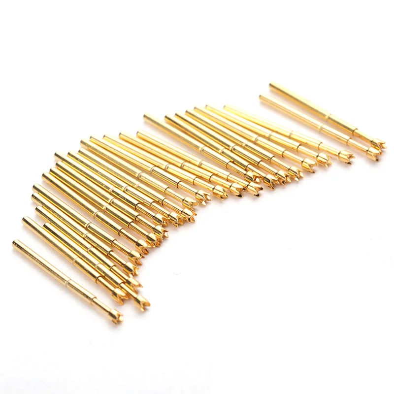 PA75-Q2 Gold-Plated Test Tool Outer Diameter 1.02mm Length 16.5mm Spring Test Probe For Testing Circuit Board Instruments