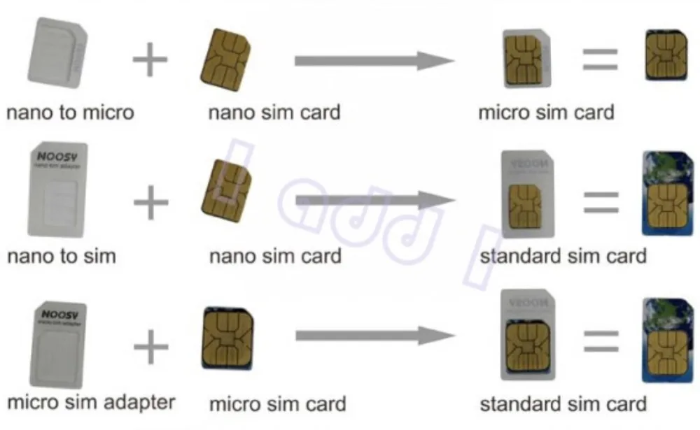 Hoqueen 50 компл. Noosy Nano sim-карта Micro SIM карта к стандартному адаптеру адаптер конвертер для мобильного телефона с нажатием кнопки