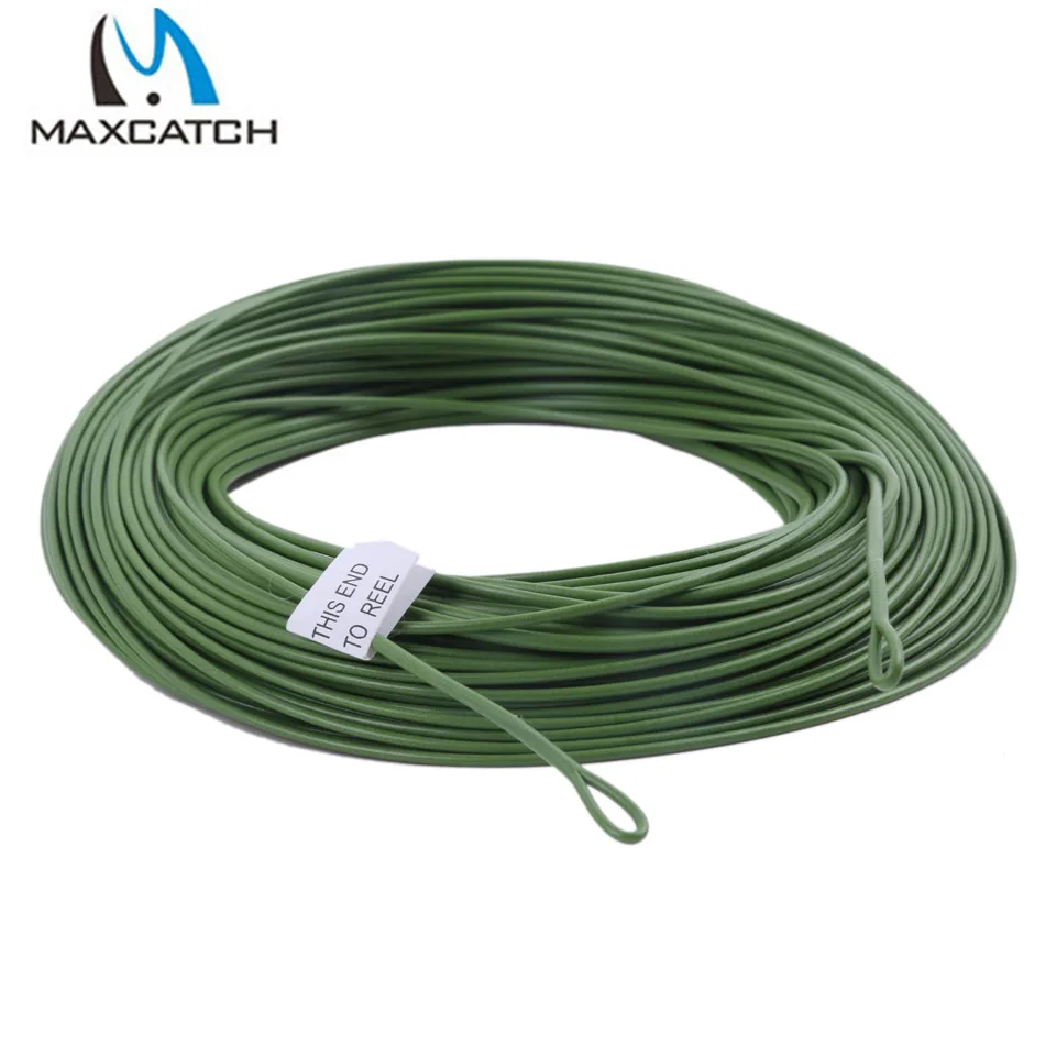 Maximumcatch 10/12 بالوزن 100FT الوزن إلى الأمام العائمة صنارة صيد السمك بذبابة الصيد الصناعية مع الملحومة Loop