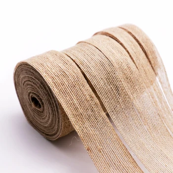 

5yard Jute Burlap Ribbon Wrapping Packaging Gift Ribbon Bow DIY Florist Bouquet Hemp Ribbon Gift Boxes Packaging Decoration