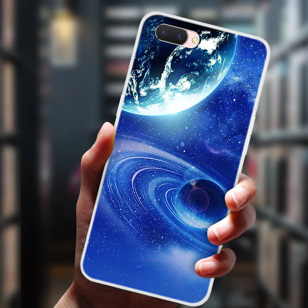 Чехол для телефона Oppo A5 a3s картонная мягкая задняя крышка с рисунком звездного