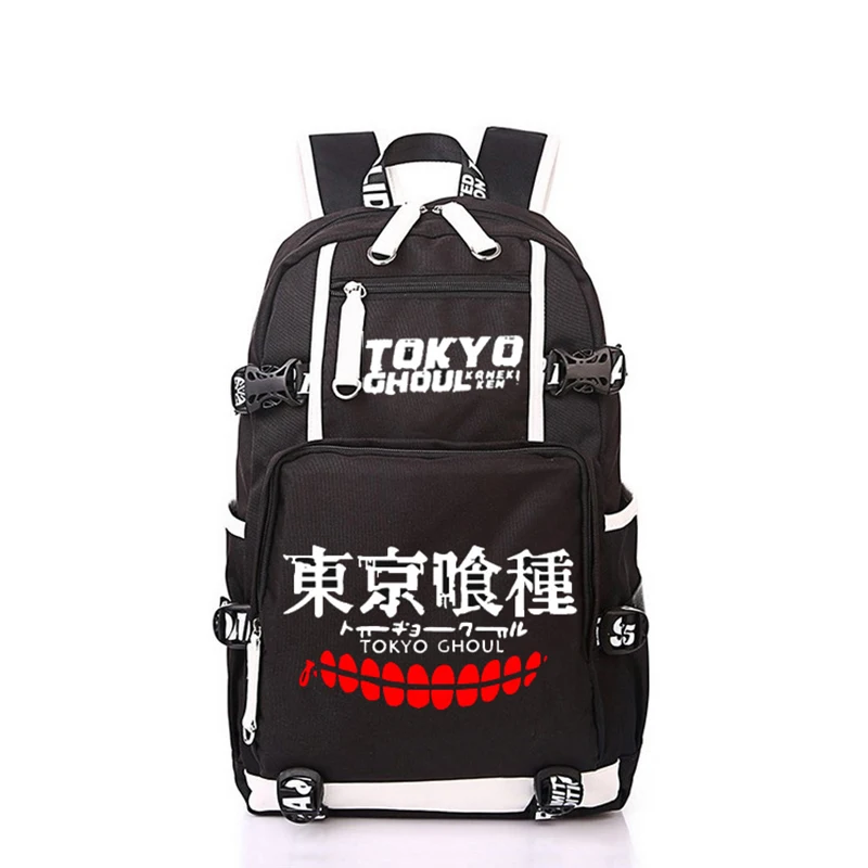 

Anime Tokyo Ghoul Backpack Cartoon Kaneki Ken Printing School Bags For Teenage Boys Girls Cosplay Backpack Cool Travel Bag