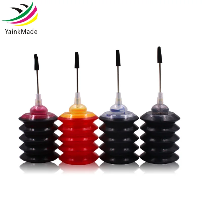 

30ML Dye ink for HP 178 364 564 refillable ink cartridge ciss for HP B209a C510a printer bottle bulk Universal refill INK kit