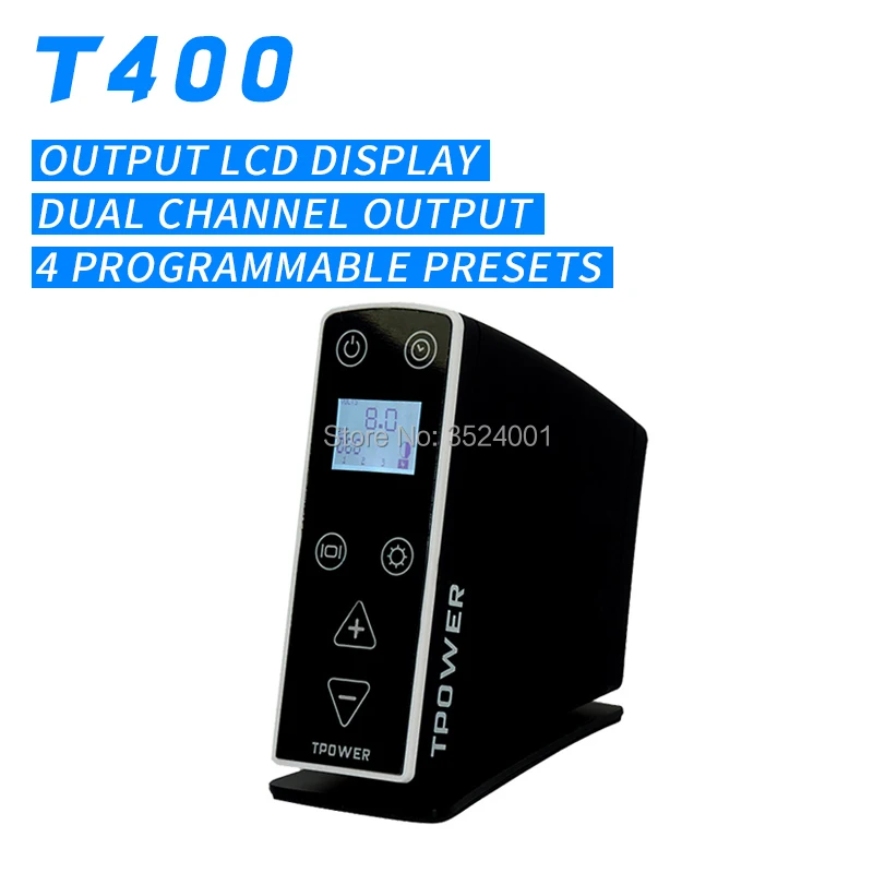 Envío Gratis nuevo diseño T-400 tatuaje fuente de alimentación producto preestablecido de fuentes de alimentación tatuaje