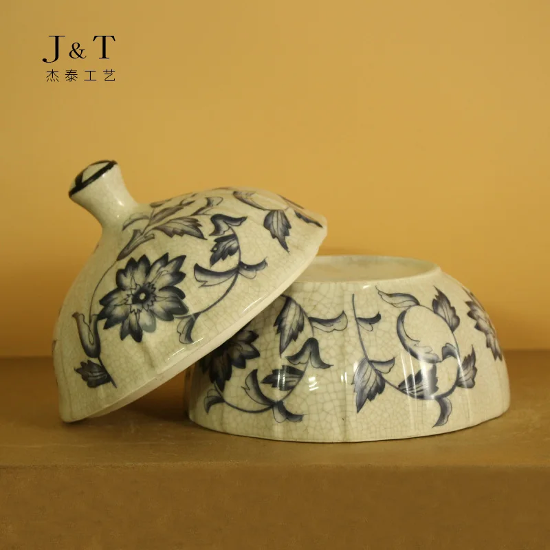 Рождество ретро ностальгия Европейский стиль керамики горшок запечатанный горшок для чая креативный домашний ежедневный хранения конфеты канистры