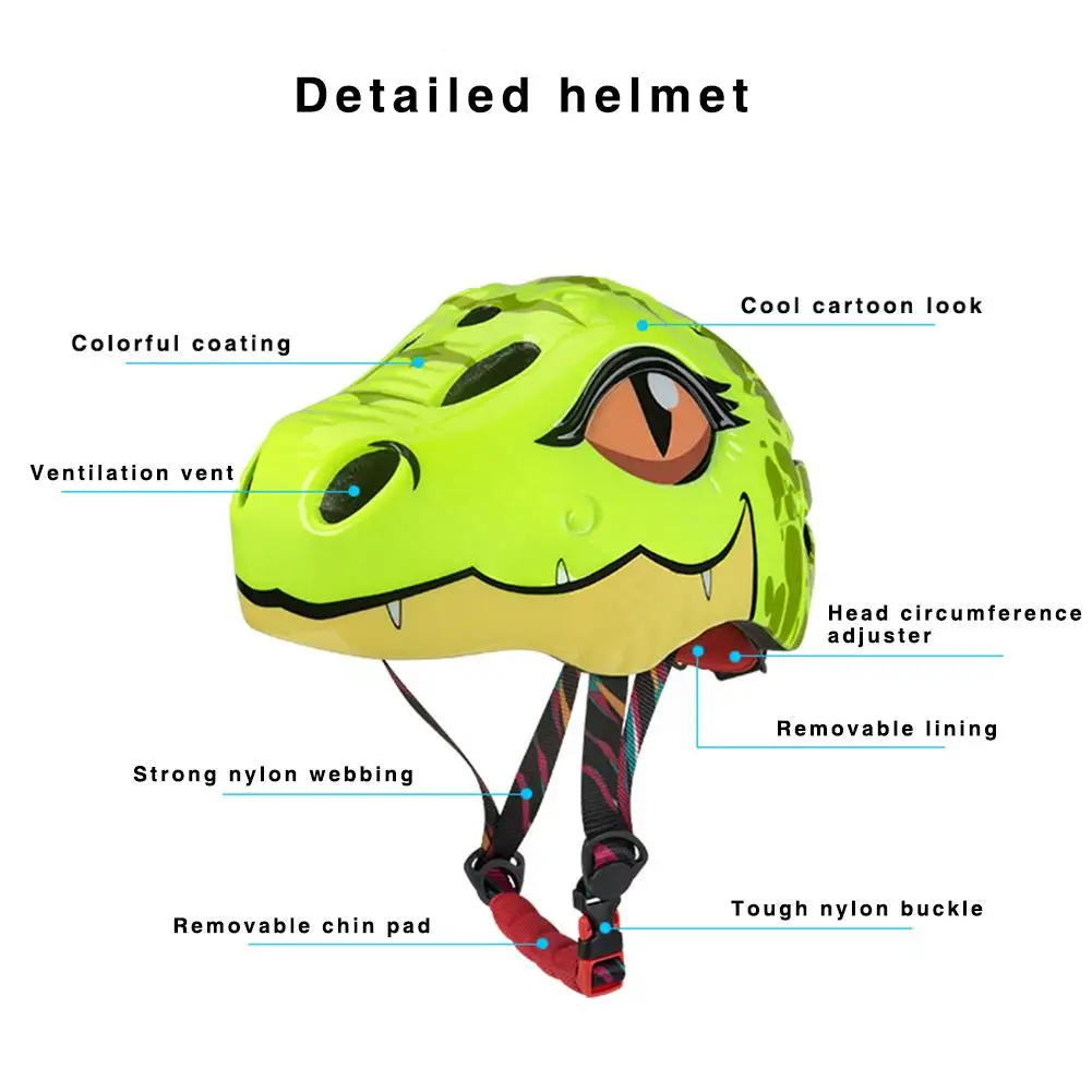 Bike Bicycle Kids Helmets Cartoon 3-8 Years Old Kids High Density PC Sports Outdoor Safety Skating Cycling Bike Helmets