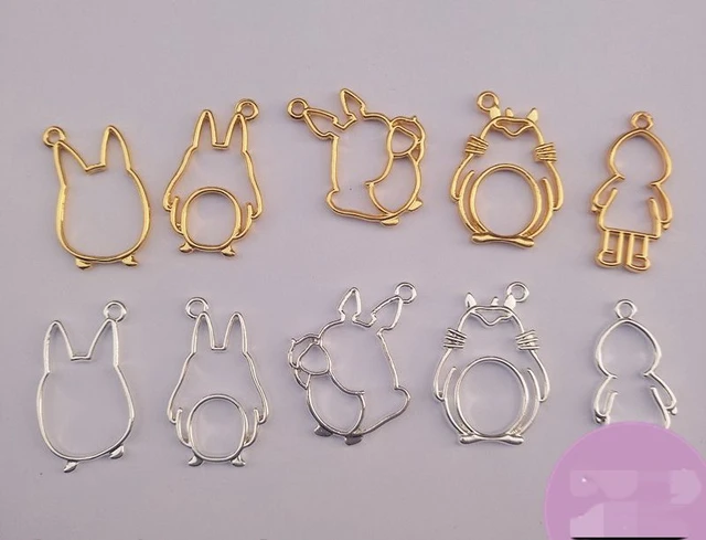 1Pcs Animal Acrylic Frame Pendant Gold Charm Bezel Setting Cabochon Setting Jewellery  Making Supplies Jewelry Accessories - AliExpress