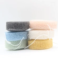 Чистый спонж для очищения лица Konjac мойка лица овальной формы Konjac мойка хлопка Konjac Elf круглая губка пуф для макияжа инструменты для макияжа