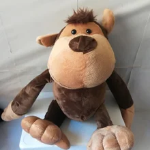 Мягкие животные большой 45 см Обезьяна из джунглей Плюшевые игрушки Мягкая кукла подушка подарок на день рождения w2833