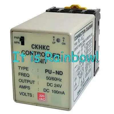 

Free Shipping DC 24V 100mA 8Pin LED Indicator PU-ND Power Supply Controller Unit w Socket