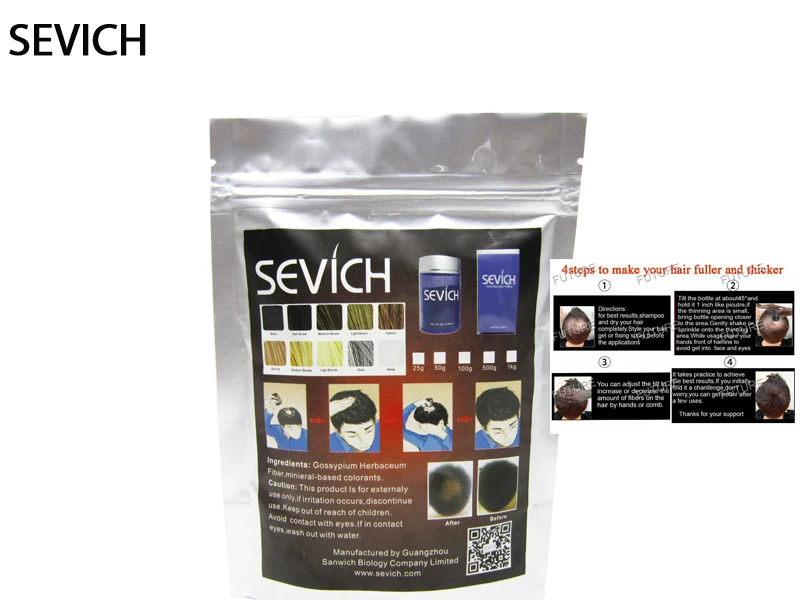  Blender Refill 50g Thickening Instant Hair Fibers Keratin Powders Thinning Loss Conceal Hair Styling Black/Brown 10color 