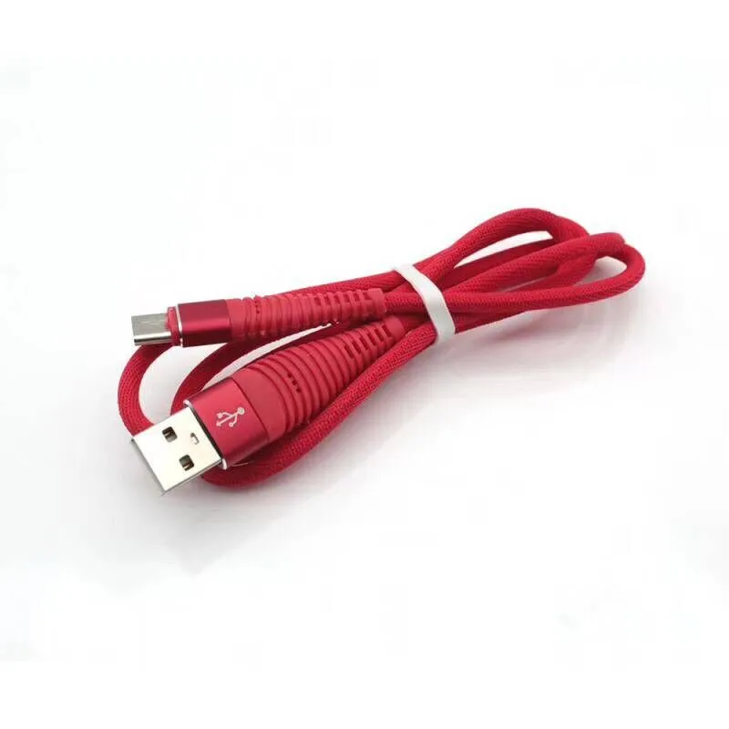 1 м 3FT Сильный Плетеный Ткань Нейлон Плетеный Тип C Тип-C Usb C данных Usb зарядное устройство для macbook 12" для letv для xiaomi