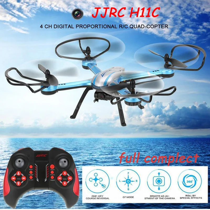 JJRC H11C Drone With HD Camera 2 0MP 2 4G 4CH 6 Axis One Key Return