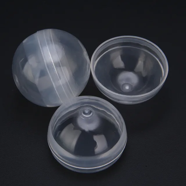 10Pcs 28mm Diameter PP Transparent Toy Capsules For Vending Empty Round Toys Ball For Vending Machine New 5