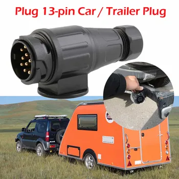 

Plug 13-pin Car / Trailer Plug 12V Trailer Lighting Lights Car Styling for dropshipping