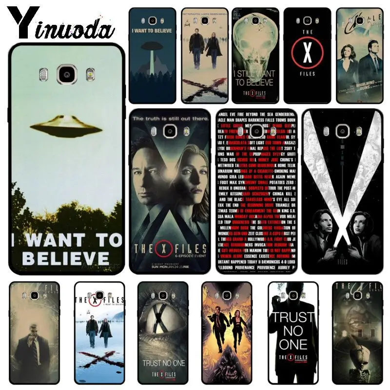 

Yinuoda The X-Files Alien UFO retro Poster Retro Kraft Phone Case For Samsung Galaxy j6plus j7prime j8 j2prime j4plus 2018 coque