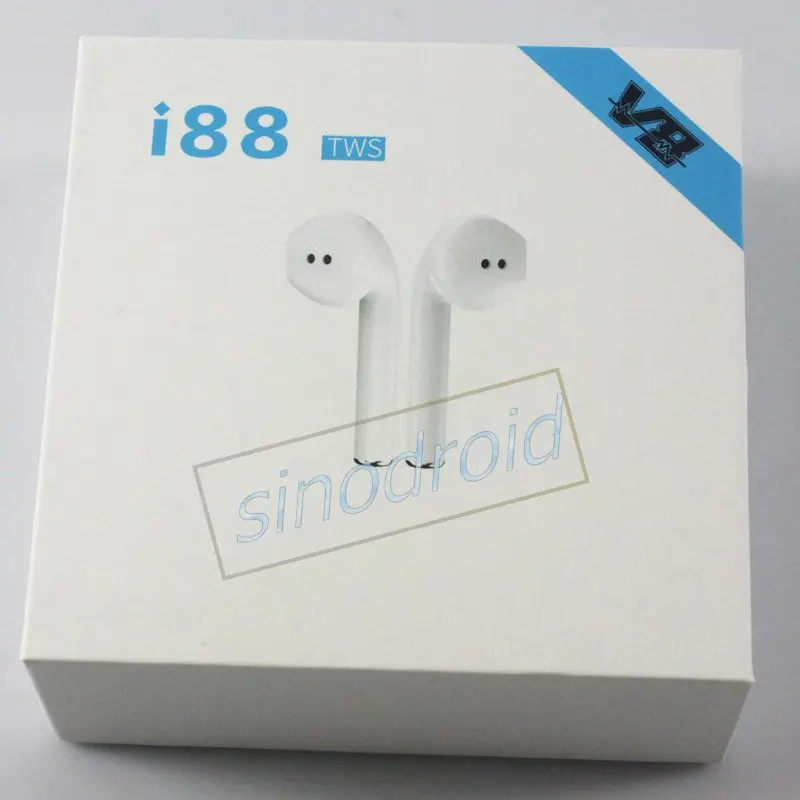 

i88 TWS Bluetooth Earphone 5.0 3D Stereo Smart Touch Workout Earbuds Activate Siri Air Mini Pods W/ Mic Battery LED Indicator