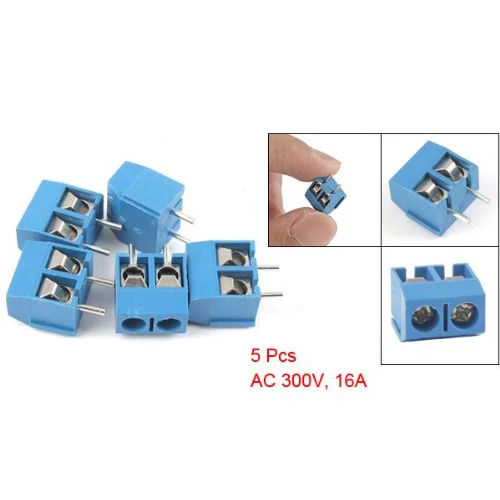 

MYLB-5 Pcs 2P 5mm Pitch PCB Screw Terminal Block Connector