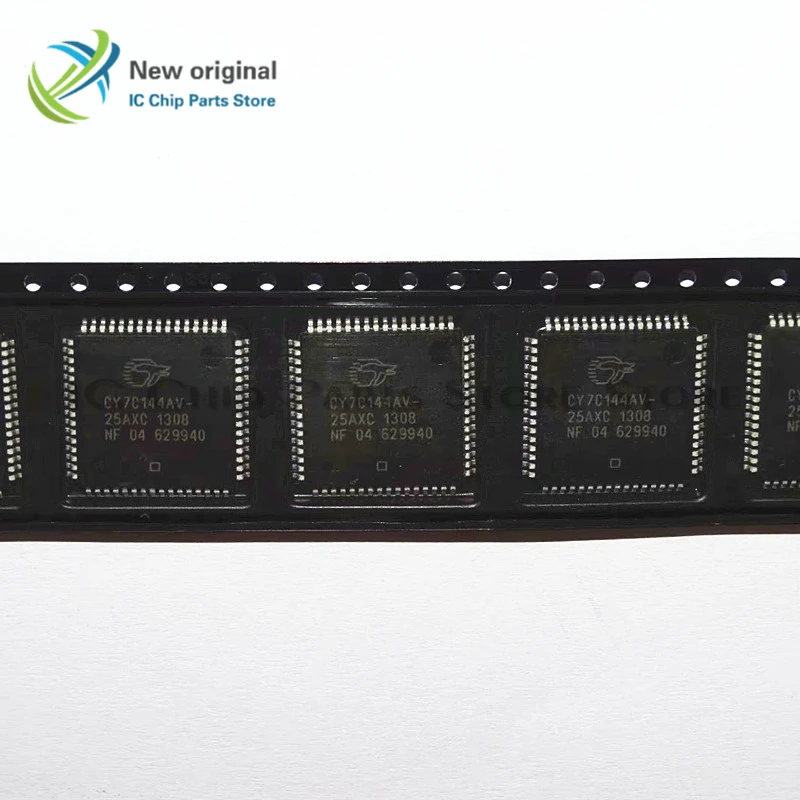 CY7C144AV-25AXC 1PCS CY7C144AV QFP storage Original integrated IC chip In Stock as15 f qfp original smd ic chip