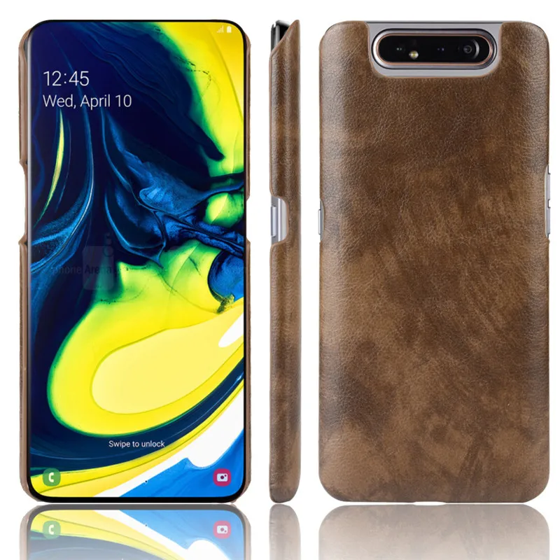 Для Samsung Galaxy A80 ударопрочный Роскошный Жесткий Чехол из искусственной кожи для Samsung A80 A 80 A805F A805 SM-A805F чехол для телефона (art.: 7afd36e0f) - 7afd36e0f