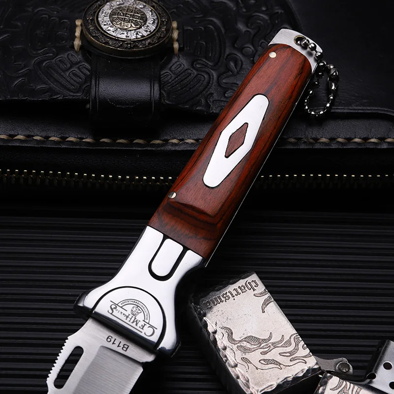 Stenzhorn 2017 New Real Authentic Self-defense Wilderness Survival High Hardness Knife With Wild Fruit Folding Outdoor The Devil