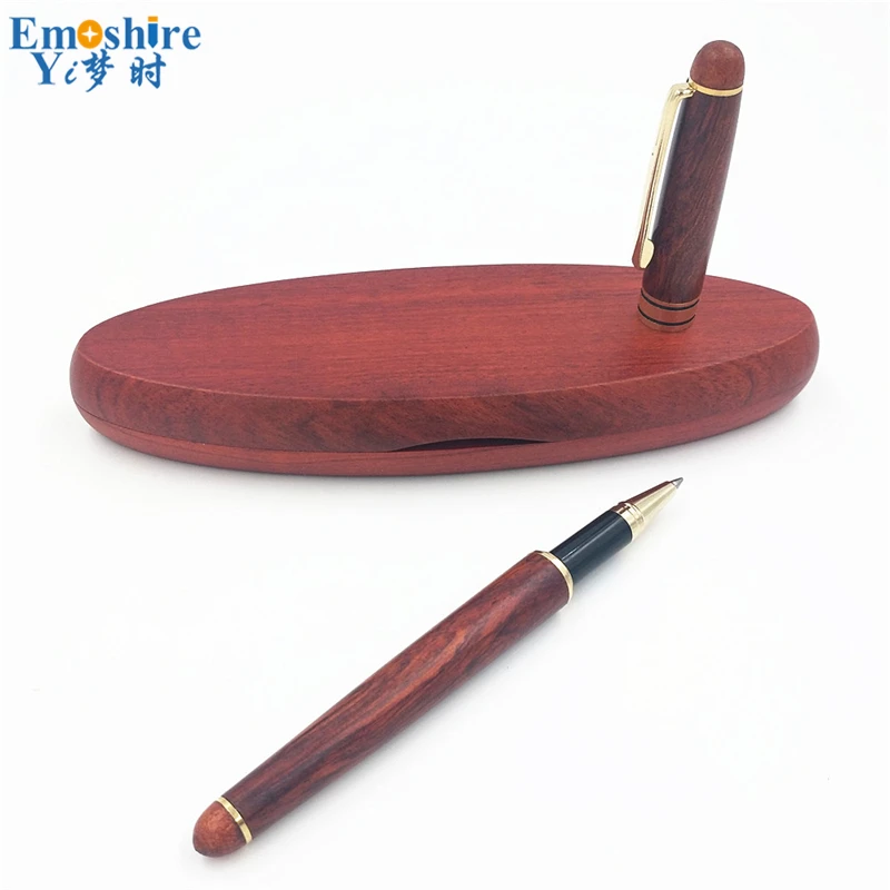 Emoshire Rosewood mahogany signature pen wooden creative gift set business gift pen pen ball pen wholesale (5)