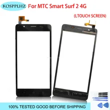 KOSPPLHZ ленты сенсорный экран мобильного телефона для MTC Smart Surf 2 4G Сенсорный экран Панель планшета Переднее Сенсорное стекло surf2 аксессуары