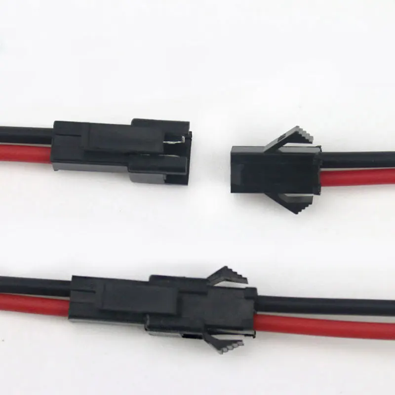 

10 Pairs/Lot JST SM 2Pin Line Plug Male to Female Wire Connector LED Connectors