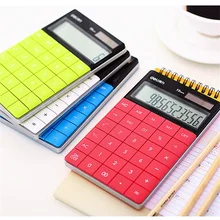 Калькулятор Многофункциональный модный бизнес красочный портативный солнечный мини-маленький студенческий использовать милые конфеты цвет супер-тонкий