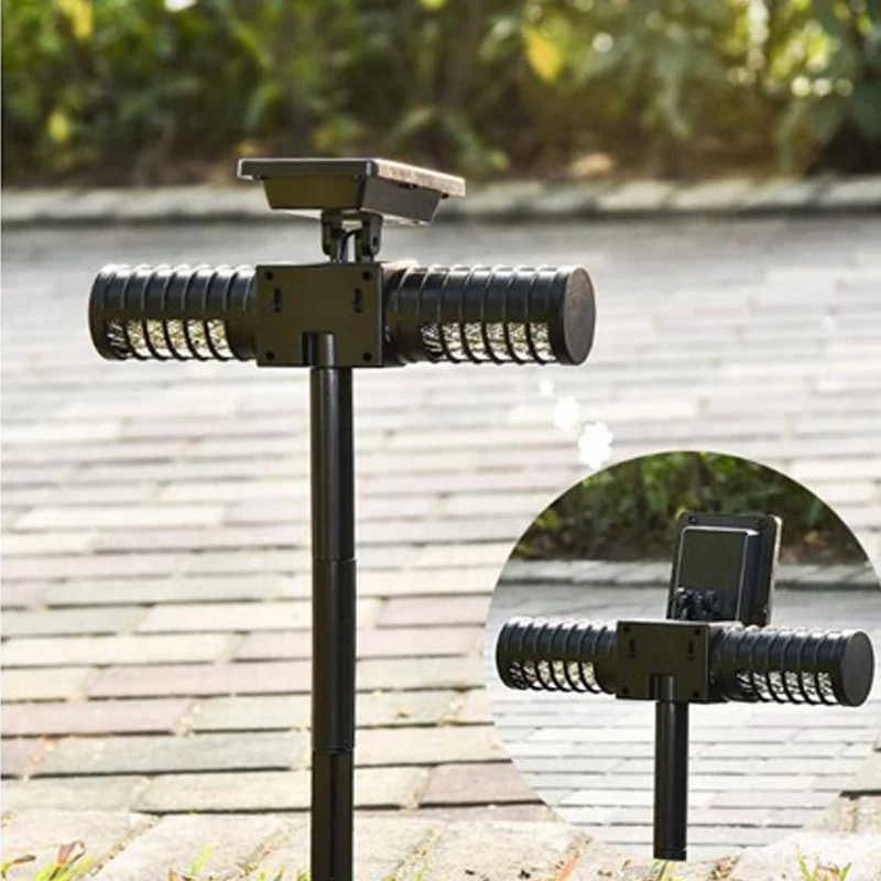 Solar Mosquito Killer Lamp Outdoor insect killer Garden LED Light Lawn Camping Lamp Large Bug Zapper Light Whole Night (10)
