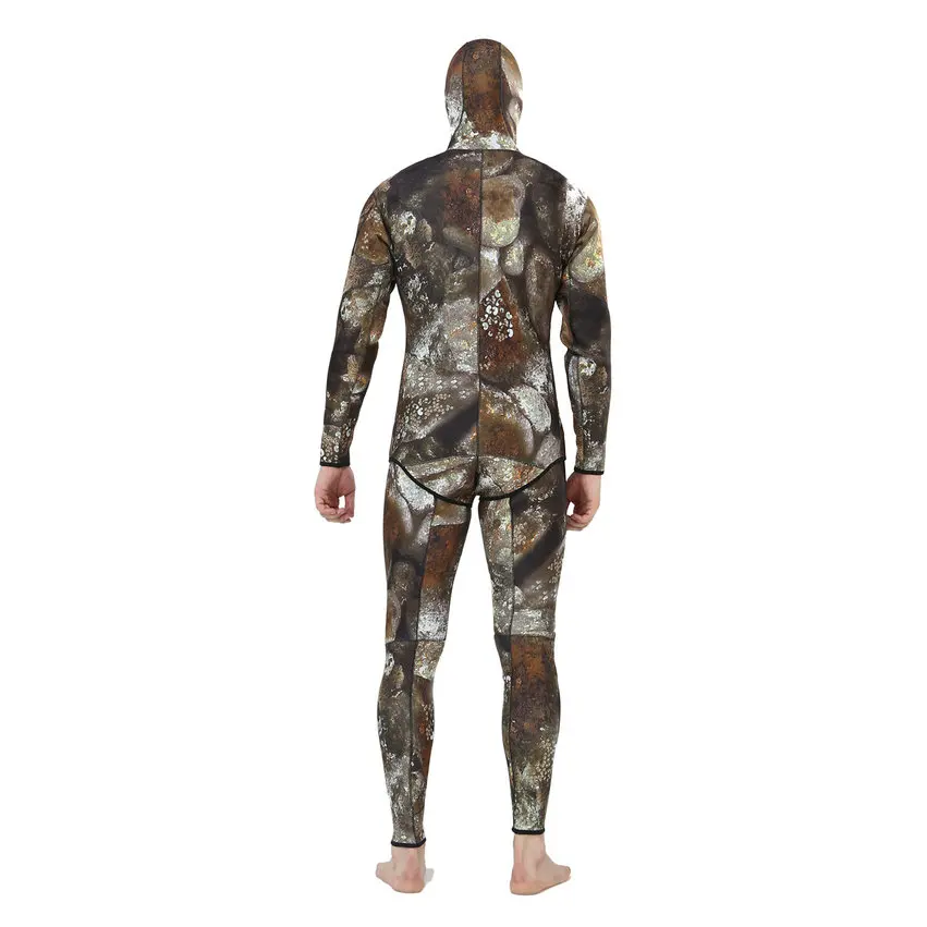 Scuba Diving Suit 3mm Camo Spearfishing Wetsuit Men Snorkeling Suits Jumpsuit Body Suits (17)