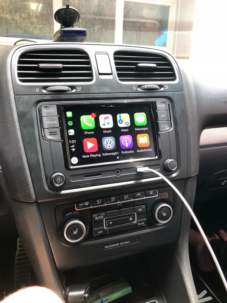 CarPlay Android Авто RCD330 RCD340 плюс Noname радио 187B C210 для VW Tiguan Golf 5 6 Jetta MK5 MK6 Passat CC поло 6RD035187B