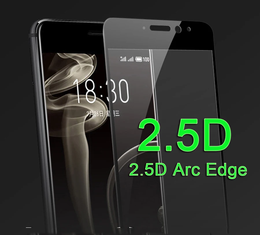 Полное покрытие экрана протектор для Meizu M6 Note полное защитная пленка Закаленное