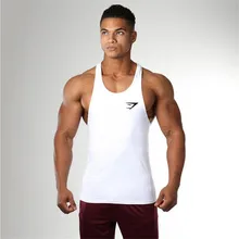 GYMS Tank Top Mens Bodybuilding Stringer Power Vest Fitness Singlet Sleeveless Crossfit Shirt Muscle Workout Clothes