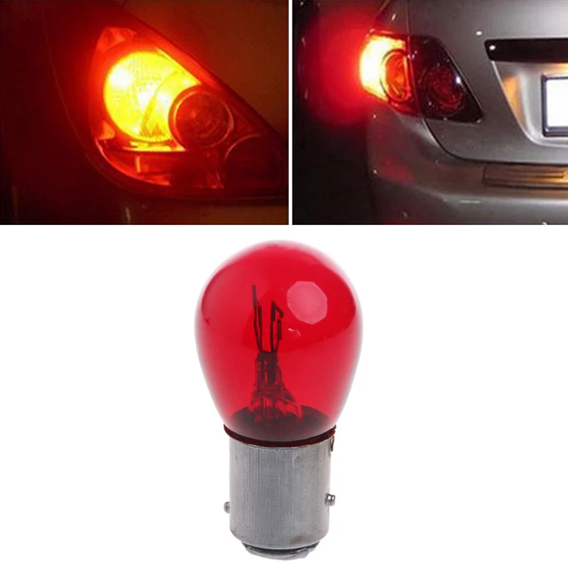 JX-LCLYL S25 5W 1157 Bay15d 12V Car Reverse Backup Tail Brake Stop Light Lamp Bulb