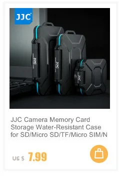 JJC камера считыватель карт памяти адаптер 5 Гбит/с USB 3,0 SD/Micro SD/TF/SDHC/SDXC ридеры для Win98/ME/2000/XP/WIN7/Mac OS