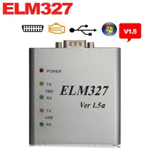 ELM327 USB Металла Алюминиевый ELM 327 Металлический Корпус Elm 327 USB V1.5/V1.5a Поддержка Все OBDII Протоколы OBD2 Авто Диагностический сканер