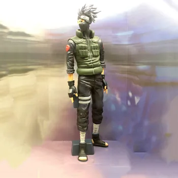 

Naruto Action Figure Anime Model Hatake Kakashi Change Head Dolls Decoration Collection Figurine Christmas Toy Gifts 32cm