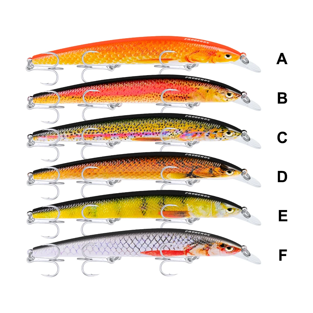 1 шт. рыболовная приманка в виде гольяна два размера|fishing lure|fishing baitdeep dive |