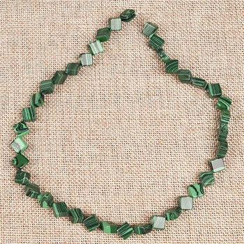 

Mixed green add deer white 8*8*5 MM Complex Semiprecious Synthesis Malachite Loose beads