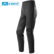 INBIKE Winter&Autumn Men Cycling Pants Long Bike Pants Waterproof Anti-sweat Breathable Pockets Bicycle Trousers Riding Clothing