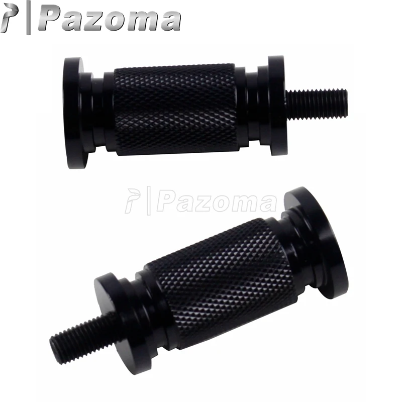 2X Черный Мотоцикл CNC Shifter Peg для ног Shift колышки Harley Dyna Touring Road King Кафе Racer Chopper Bobber