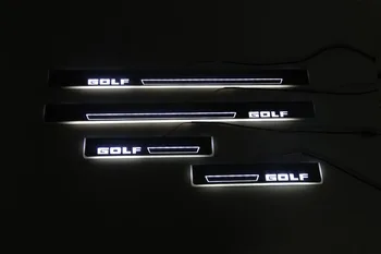 

eOsuns LED moving door scuff Nerf Bars & Running Boards door sill for Volkswagen VW golf 6 MK6 2009-2013, moving light
