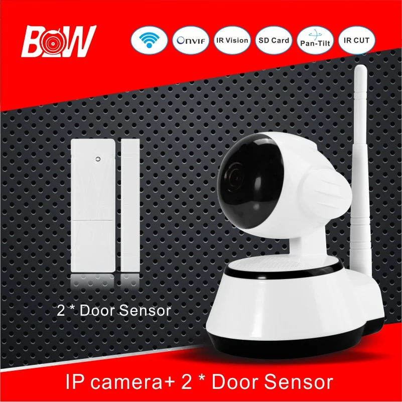 Alarm Wifi font b Camera b font Wireless IP font b Door b font Sensor Android