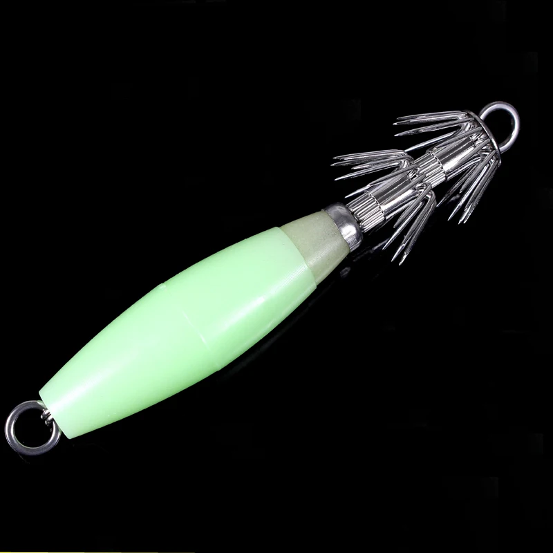 Squid hook luminous bait fishng tackle 14g ocean boat all for fishing