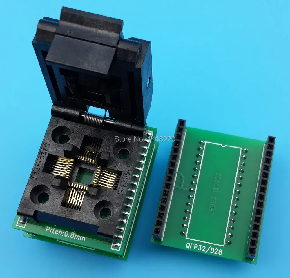 1 шт. TQFP32 QFP32 FQFP32 PQFP32 в DIP32 DIP28|converter|converter adapterconverter socket |
