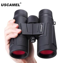 USCAMEL ED линзы бинокль 8x42/10x42 военный HD высокой мощности заполненный азотом водонепроницаемый оптический телескоп Профессиональный для охоты