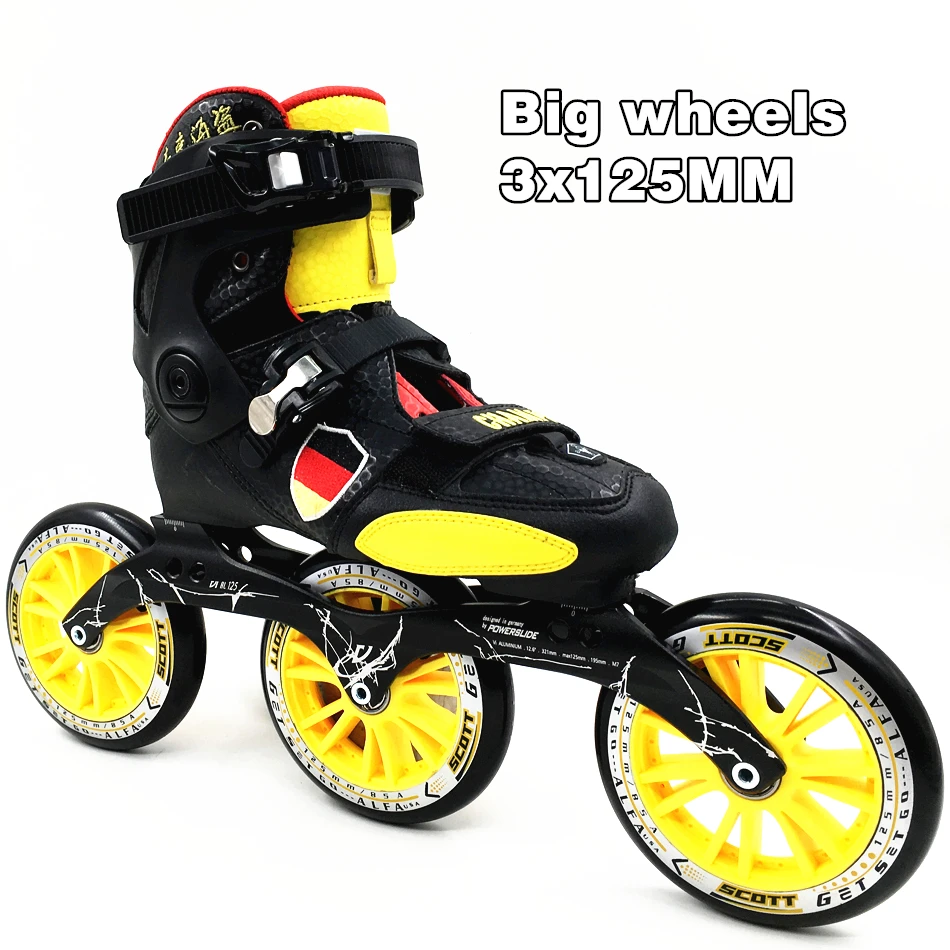 Professional Adults/Kids Fitness Skates Roller Skate Shoes Women/Men Inline Skating Boots 3 Wheels 125 Skating Racing Skates Professional Adults/Kids Fitness Skates Roller Skate Shoes Women/Men Inline Skating Boots 3 Wheels 125 Skating Racing Skates