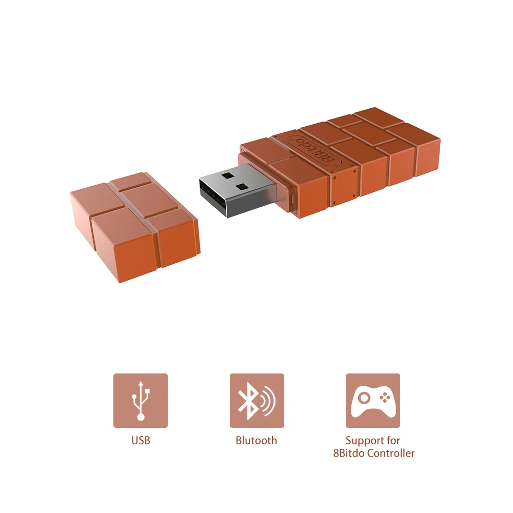Fornorm для 8 bitdo USB Беспроводной bluetooth адаптер Поддержка PS3 Xbox один контроллер